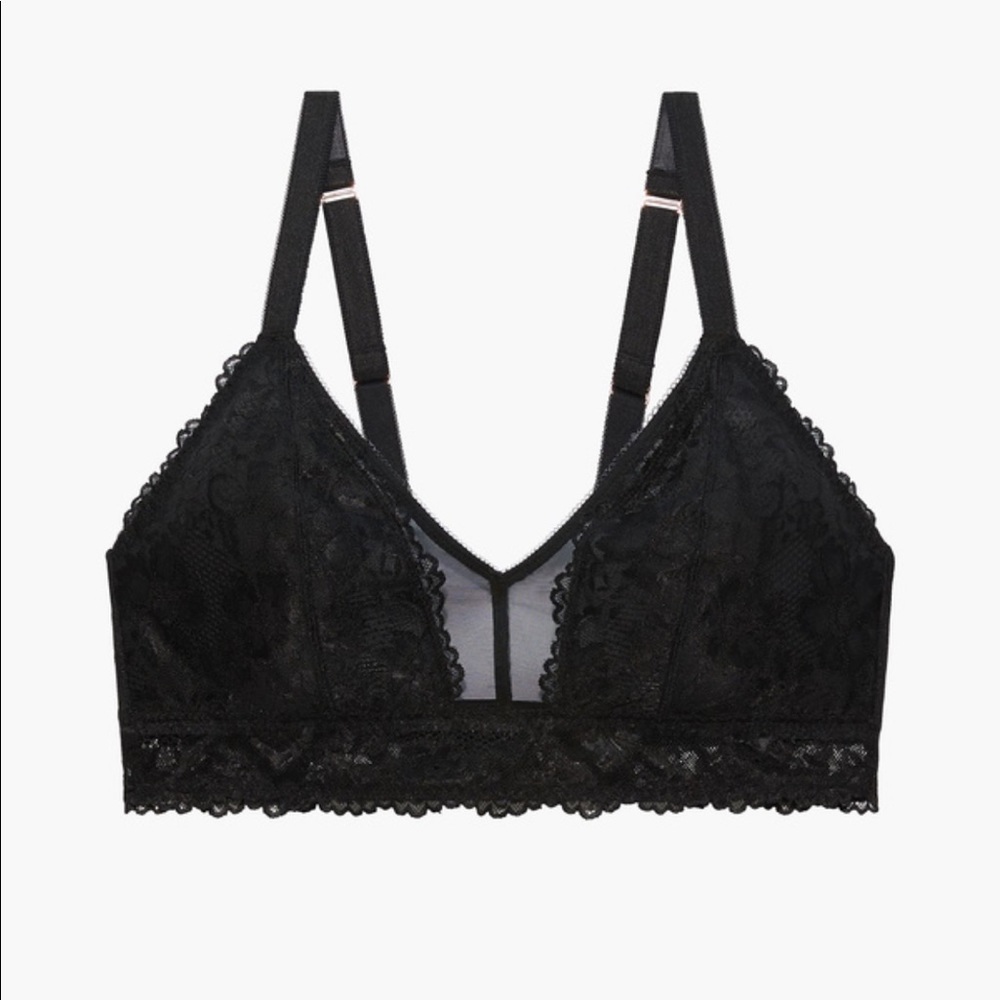 Savage X Fenty - floral lace and mesh bralette